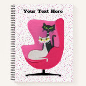 Carnet Chats atomiques sophistiqués Colliers Diamants en  (Devant)