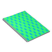 Carnet Chats bleus fantaisistes Fun Forever Lime vert (Côté Droit)