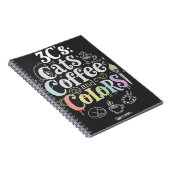 Carnet Chats Café et Couleurs (Côté Droit)