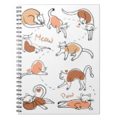 Carnet Chats Chat Doodles Chat Dessins de chat Animaux Cr (Devant)