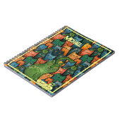 Carnet Chats Colorés Motif Coloré (Côté gauche)