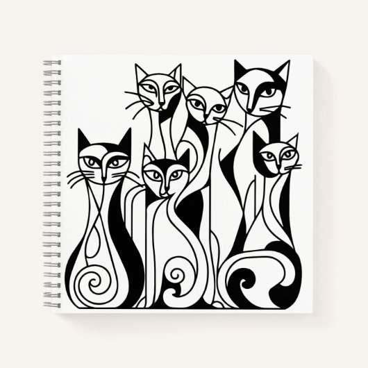 Carnet Chats cool (Devant)