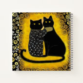 Carnet Chats dans le style de Klimt (Dos)