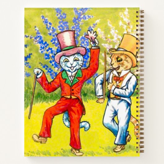 Carnet Chats dansants (Dos)