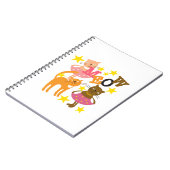 Carnet Chats dansants (Côté gauche)