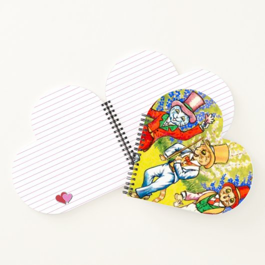 Carnet Chats dansants (Intérieur)