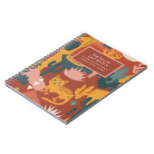 Carnet Chats de désert Boho mignons Motif de cactus et de (Côté gauche)