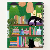 Carnet Chats de librairie (Dos)
