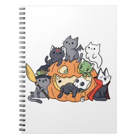 Carnet Chats d'Halloween Kittens (Devant)