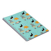 Carnet Chats drôles au yoga (Côté Droit)