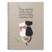 Carnet Chats en amour (Devant)