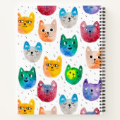 Carnet Chats et amis à l'aquarelle (Dos)