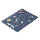 Carnet Chats et roquettes dans l'espace Enfants personnal (Côté gauche)