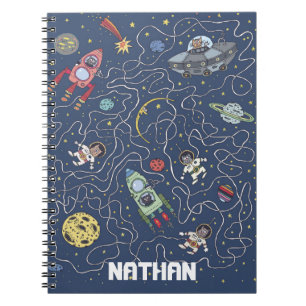 Carnet Chats et roquettes dans l'espace Enfants personnal