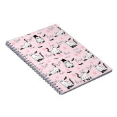 Carnet Chats fantômes mignons Halloween (Côté Droit)