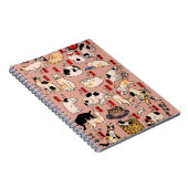 Carnet chats japonais Ukiyo-e Funny kitty (Côté Droit)