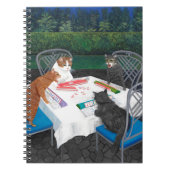 Carnet Chats jouant au Mahjong (Devant)