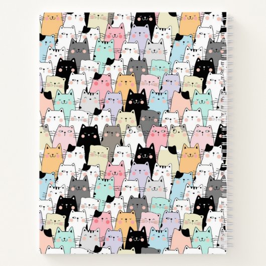 Carnet Chats mignons (Dos)