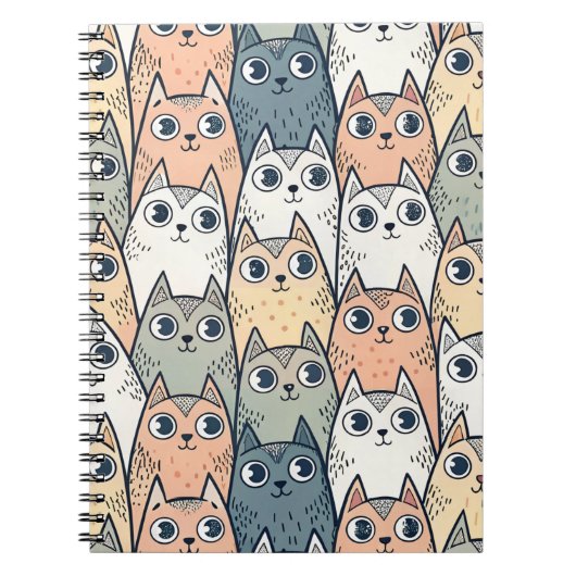 Carnet Chats Mignons (Devant)