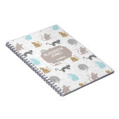 Carnet Chats mignons, Palette de couleurs urbaines (Côté Droit)