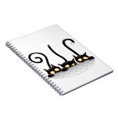 Carnet Chats Naughty, Playful et drôle de personnages (Côté Droit)