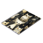 Carnet chats noirs et blancs (Côté gauche)