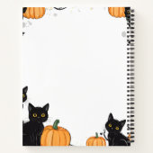 Carnet Chats noirs et Citrouille Happy Halloween (Dos)