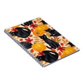 Carnet Chats noirs et citrouilles (Côté Droit)