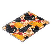 Carnet Chats noirs et citrouilles (Côté gauche)