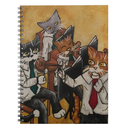 Carnet Chats orchestraux (Devant)
