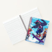 Carnet Chats patineurs (Intérieur)