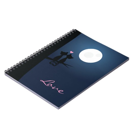 Carnet Chats romantiques (Côté gauche)