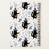 Carnet Chats sorciers magiques Halloween (Verso)