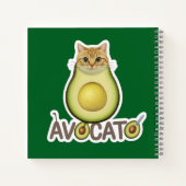 Carnet chatte de chat avocat (Dos)