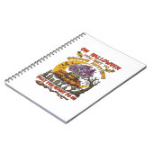 Carnet Chaudière de chat de fantôme de citrouille Devenir (Côté gauche)