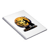 Carnet Chaudron de lune d'Halloween de bonne sorcière_1 (Côté Droit)