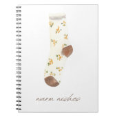 Carnet Chaussettes Fuzzy, Chaleureuses, Chaleureuses (Devant)