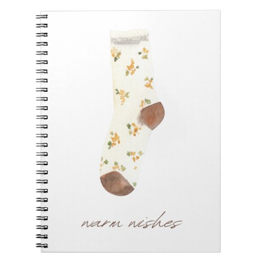 Carnet Chaussettes Fuzzy, Chaleureuses, Chaleureuses (Devant)