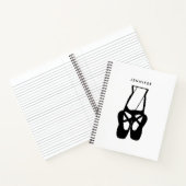 Carnet Chaussons Bleu Noir En Pointe (Intérieur)