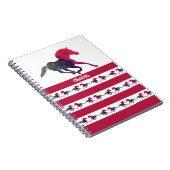 Carnet Chaussure personnalisée silhouette mignonne fille (Côté Droit)