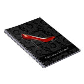 Carnet Chaussure rouge sassy (Côté Droit)