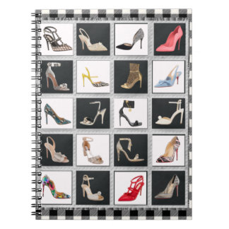 Carnet Chaussures à talon élevé Collage Stiletto Quilt No