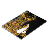 Carnet Chaussures à talons hauts Robe Animal Léopard (Côté gauche)