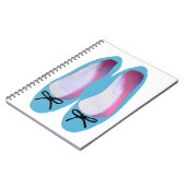 Carnet Chaussures bleues (Côté gauche)