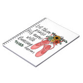 Carnet Chaussures de ballet Ballerina Christian Citation (Côté gauche)