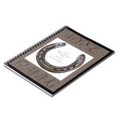 Carnet chaussures de cheval et mouche (Côté gauche)