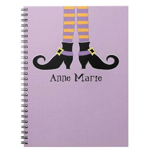 Carnet Chaussures de Sorcière Capricieuse (Devant)