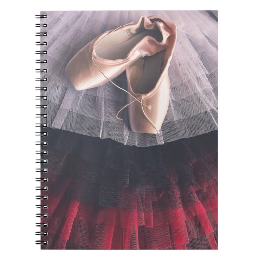 Carnet - chaussures et tutu de Pointe (Devant)