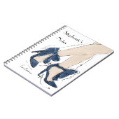 Carnet Chaussures haute talon personnalisées mode (Côté gauche)