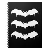 Carnet Chauve-souris gothique Vampire (Devant)